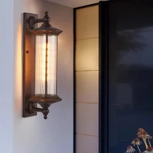 New Arrival IP65 Waterproof Retro Outdoor Wall Light Exterior Wall Sconce for Villa Garden Gate Factory Direct