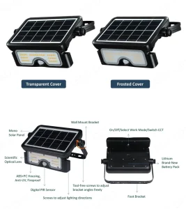 New Led Solar Light 7 W 900LM PIR Sensor Outdoor Solar Lamp IP65 Waterproof Wall Light Solar Powered Battery Removable CE EMC