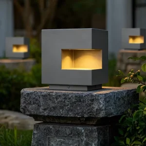New Style IP65 Waterproof AC Powered 7W Stainless Steel Modern Garden Outdoor LED Pillar Lights for Villa Fences