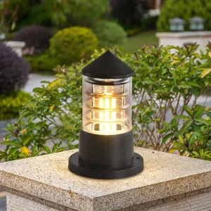 Newest Outdoor Decorative Landscape Main Gate Post Waterproof Outdoor LED Pillar Light