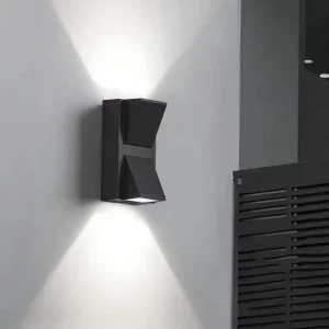 Nordic Indoor Outdoor 6W LED Square Wall Light, Waterproof, Manufacturer, Corridor Bedside Garden Lighting