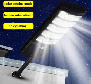 OEM Available IP65 Waterproof 100W Outdoor LED Solar Flood Light with 5000K Daylight for Garden Road & Street Lighting