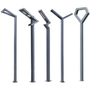 OEM ODM Road Aluminum LED Street Garden Pole Lamp 3m Waterproof IP65 AC Power Outdoor Garden Light for Lawn Villa Landscape