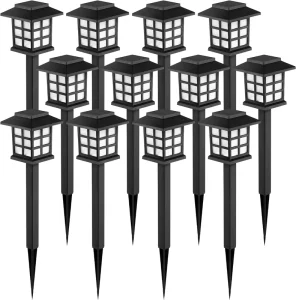 OEM Waterproof Solar Ground Lights Garden Landscape Path Yard Patio Deck Lawn Walkway Driveway LED Outdoor Solar Garden Lights