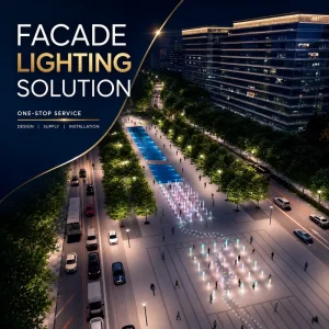 OEM&ODM Outdoor Ground Light Fixture Original Custom Landscape Garden Lighting Solutions Facade Lighting Solution