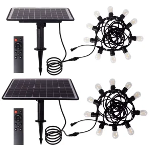OVO 042 Bright Solar String Lights LED Outdoor Waterproof for Garden Patio Backyard Wedding Party Pathway Decoration