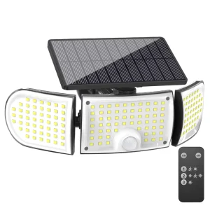 OVO 054 Solar Wall Light PIR Motion Sensor 3 Modes IP65 Waterproof Outdoor Decorative for Garden Pathway Landscaping