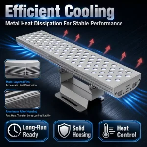 Outdoor 60W High Power Flood Light for Building Facade Architectural Garden Decoration Trees Lighting
