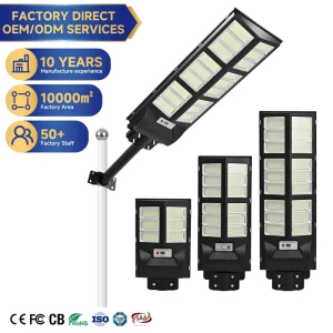 Outdoor All-in-One Solar Street Light for Garden Landscape