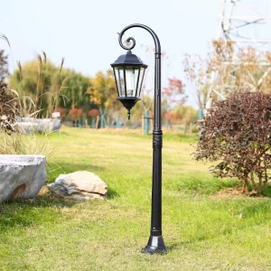 Outdoor Aluminum LED Garden Light Waterproof IP65 Street Lamp Post Fixture Security Light for Landscape Hardscape Lighting