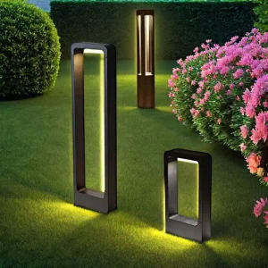 Outdoor Aluminum Lawn Landscape LED Garden Light, IP65 Waterproof, Warm White, 7W/12W, Dimmable