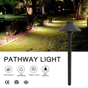 Outdoor Aluminum Lighting Fixture for Garden Landscape Using