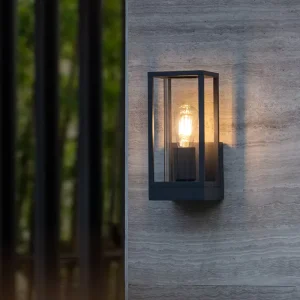 Outdoor Aluminum Lighting Fixtures Courtyard Garden Park American Style Waterproof and Rust proof Wall Lamp