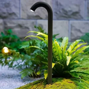 Outdoor Bollard Lights Pathway Yard Decoration Waterproof Solar-Powered Lawn Lamp