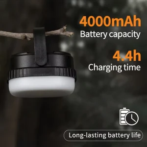 Outdoor Camping LED Light Rechargeable Magnetic Portable Illumination Lamp