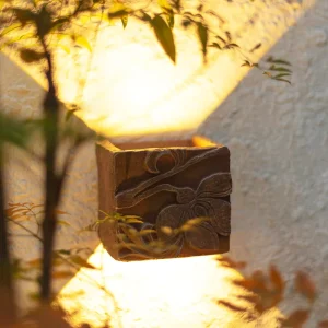 Outdoor Decorative Resin LED Wall Light Waterproof Up and Down Sconce Lamp