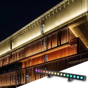 Outdoor Facade Building Exterior Lighting IP65 Waterproof DMX512 LED Strip Pixel Wall Washer