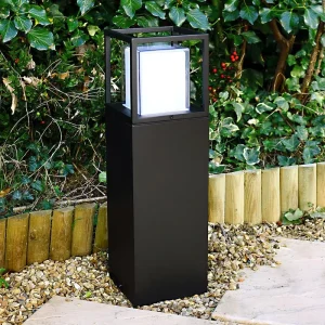 Outdoor Garden Pathway Bollard Light Aluminum LED AC Powered IP54 Waterproof Lawn Lamp