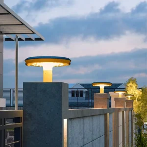 Outdoor Garden Road Light Waterproof Solar Powered Pillar Lights