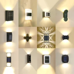 Outdoor Garden Waterproof 2LED Solar Night Light IP65 Rating Induction Lamps Decorative Courtyard Wall Lamp