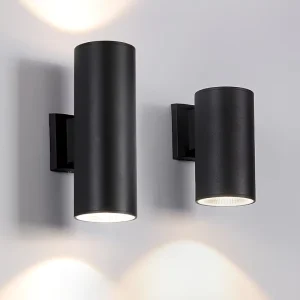 Outdoor IP65 Wall Light High-Power Modern Decor Courtyard Garden Villa Waterproof Spotlight DualHead Wall Washer Light 9w 3cct