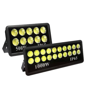 Outdoor IP65 Waterproof COB Flood Light Security LED Long Range Isolated Driver 500W 120 Beam Angle Square High CRI 80