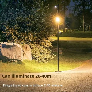 Outdoor IP65 Waterproof Rotatable LED Lawn Light for Landscape and Park Use
