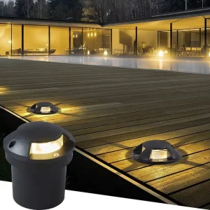 Outdoor IP67 Stainless Steel LED Inground Light 4100K/3500K Embedded Floor Garden Path Light