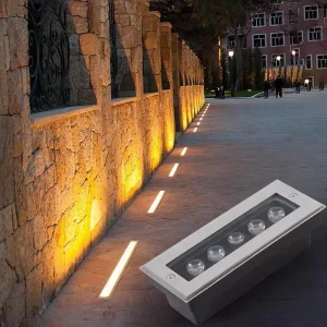 Outdoor IP67 Waterproof 150mm Floor Recessed Deck Inground Spotlight Ground Buried Lamp LED Underground Lamp