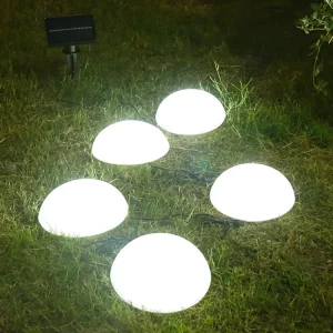 Outdoor IP67 Waterproof Warm White Monocrystalline Solar LED Spotlight with Remote Control for Garden Landscape Lighting