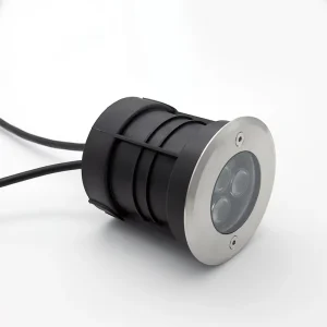Outdoor IP68 Waterproof Warm White 12V 24V Buried Adjustable Inground LED Underground Lights Ground Landscape Lights Walkway