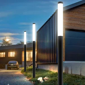 Outdoor LED Bollard Lawn Lights, IP65 Waterproof, High Brightness, for Pathway Courtyard Park Street