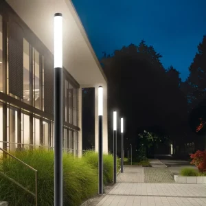 Outdoor LED Bollard Lawn Lights, IP65 Waterproof, High Brightness, for Pathway Courtyard Park Street