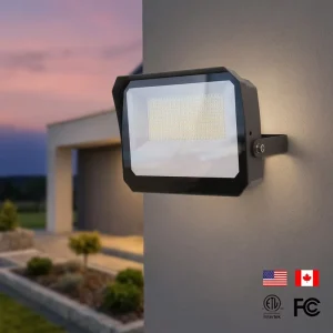 Outdoor LED Flood Light Fixture 80W/150W IP65 SMD 160 lm/W Aluminum Lamp for Courtyard, Garden, Villa, and Landscape Lighting