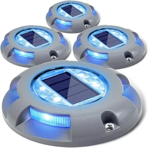 Outdoor LED Garden Light Landscape Pathway Lighting IP68 Solar Driveway Light Waterproof Solar Road Marker