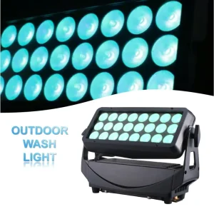 Outdoor LED LIGHT High Power 24x20W 6in1 RGB LED Wall Washer Light DMX512 Control Ra90 Stage Concert Wedding Theater