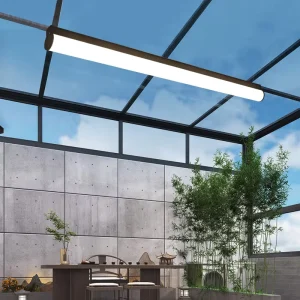 Outdoor LED Long-Strip Ceiling Light, Waterproof and Insect-Proof, for Terraces, Sunrooms, Eaves and Balconies