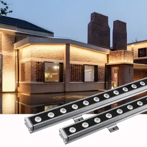 Outdoor LED RGBW Dynamic White IP66 Landscape DMX-Controlled Wall Washer for Garden and Building Facade Lighting