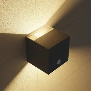 Outdoor LED Solar-Powered Garden Wall Light for Fence, Landscape, Indoor, and Exterior Wall Mounting, Warm Light, Waterproof
