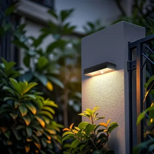 Outdoor LED Solar Security Light with Motion Sensor IP65 Waterproof for Wall Garage Yard Pathway Dusk to Dawn Auto On Off