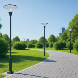 Outdoor LED Street Light Garden 30W 6000K PC Aluminum IP65