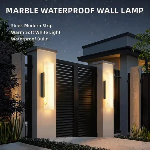 Outdoor LED Wall Lamp IP65 Waterproof IP65 Porch Light with 3 Year Warranty for Villa Gate Courtyard Entrance Sconce Light