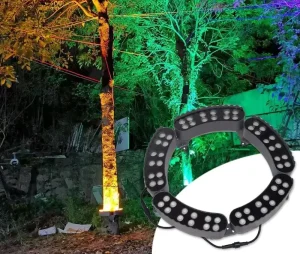 Outdoor Landscape Project Use Spliced Curved Waterproof Ip65 50000 Hours Life Span Led Tree Light