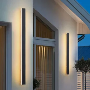 Outdoor Long Strip Wall Light Waterproof Outdoor IP65 Line Light Hotel Project Villa Courtyard Wall Light