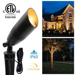 Outdoor Low Voltage Landscape Lighting up Spot Lights 12V LED Directional Bullet Lights for Garden Yard Tree House