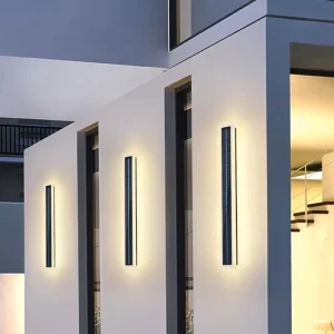 Outdoor Modern Creative Courtyard Simple Corridor Balcony Exterior Aluminum Wall Lamp
