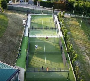 Outdoor Panoramic Padel Court Equipment Full Set Sports Court Gear