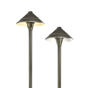 Outdoor Patio Umbrella Shape Waterproof Led Low Voltage Landscape Spike Lawn Yard Garden Foot Path Lights 12V
