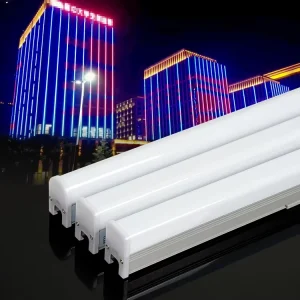 Outdoor RGB Linear Facade Pixel Tube Light Aluminum Waterproof IP66 LED Linear Light for Landscape Building Outline Lighting