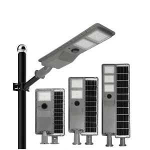 Outdoor Smart Sensor Pole Solar Street Lamp IP65 LED 50W-90W All-in-One for Road Use